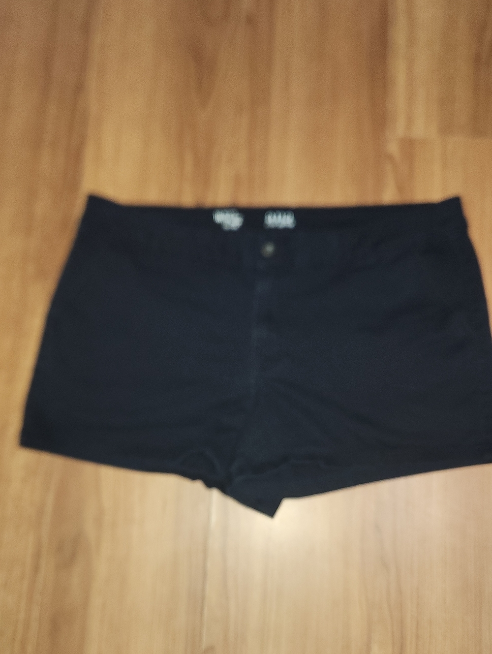 EUC "A.N.A." blue mid rise twill shorts